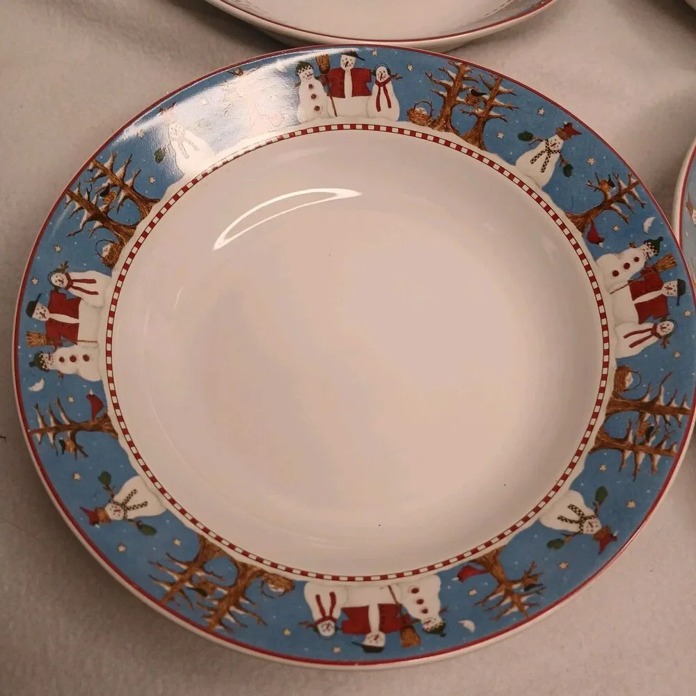 4 Coupe Soup Bowls Debbie Mumm Sakura 7